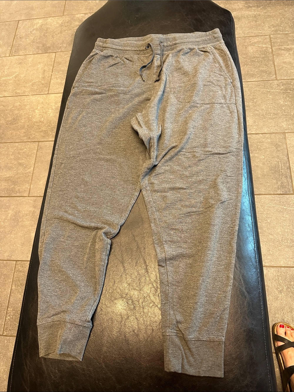 Eddie Bauer Gray Heather Jogger Pants